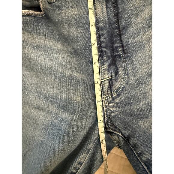 Good American Good Legs Jeans Womens 0/25 Blue Distressed Skinny Stretch Denim - Picture 6 of 11